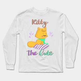 Kitty the Cute - Onesie Design - Onesies for Babies Long Sleeve T-Shirt